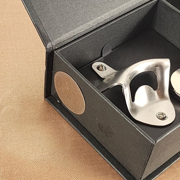 Caplord Wall Mounted Bottle Opener w/Magnetic Cap Catcher Includes Wall Hangers - Picture 16 of 16